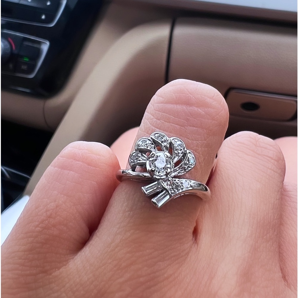 Vintage mid century diamond ring